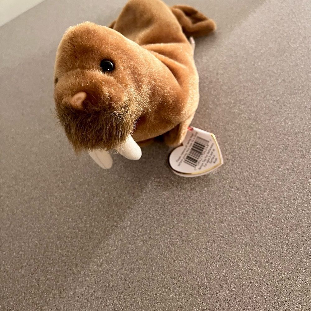 Ty Brown Walrus Stuffed Animal